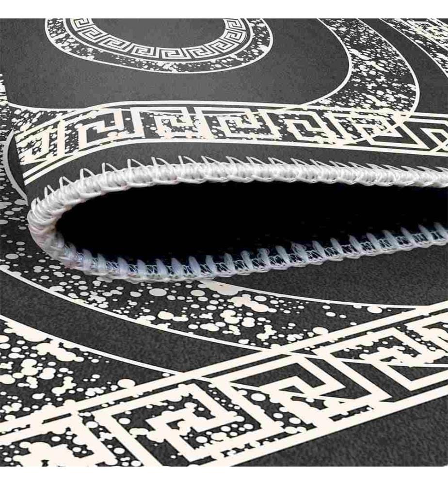 Carpet, Black, 70% Cotton - 30% Chenille, 200 x 300 cm