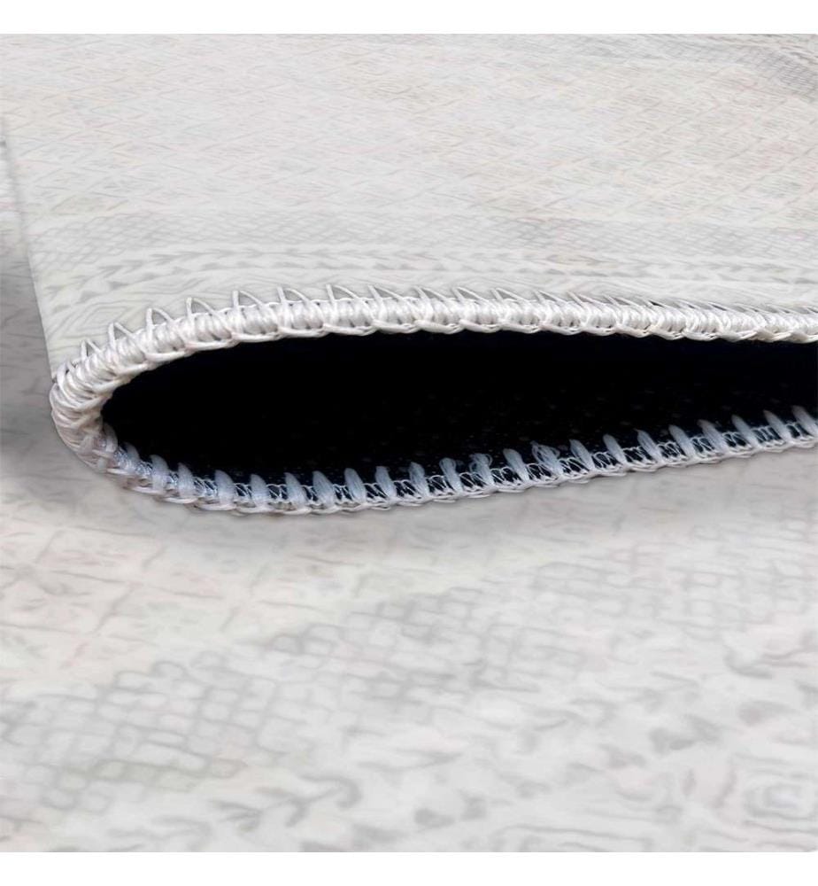 Carpet, Grey, 70% Cotton - 30% Chenille, 80 x 120 cm