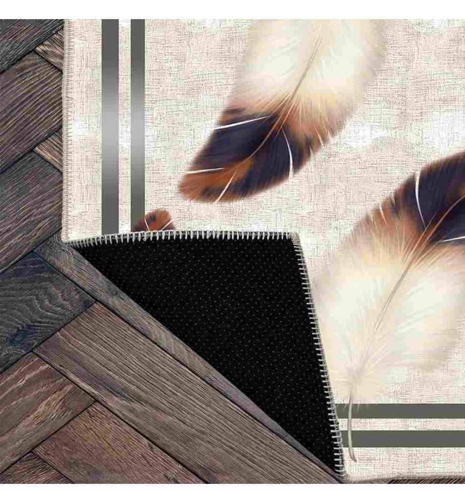 Carpet, Cream, 70% Cotton - 30% Chenille, 80 x 300 cm