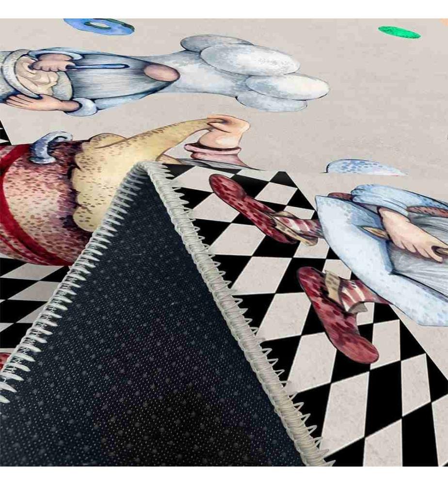 Carpet, Grey, 70% Cotton - 30% Chenille, 100 x 200 cm