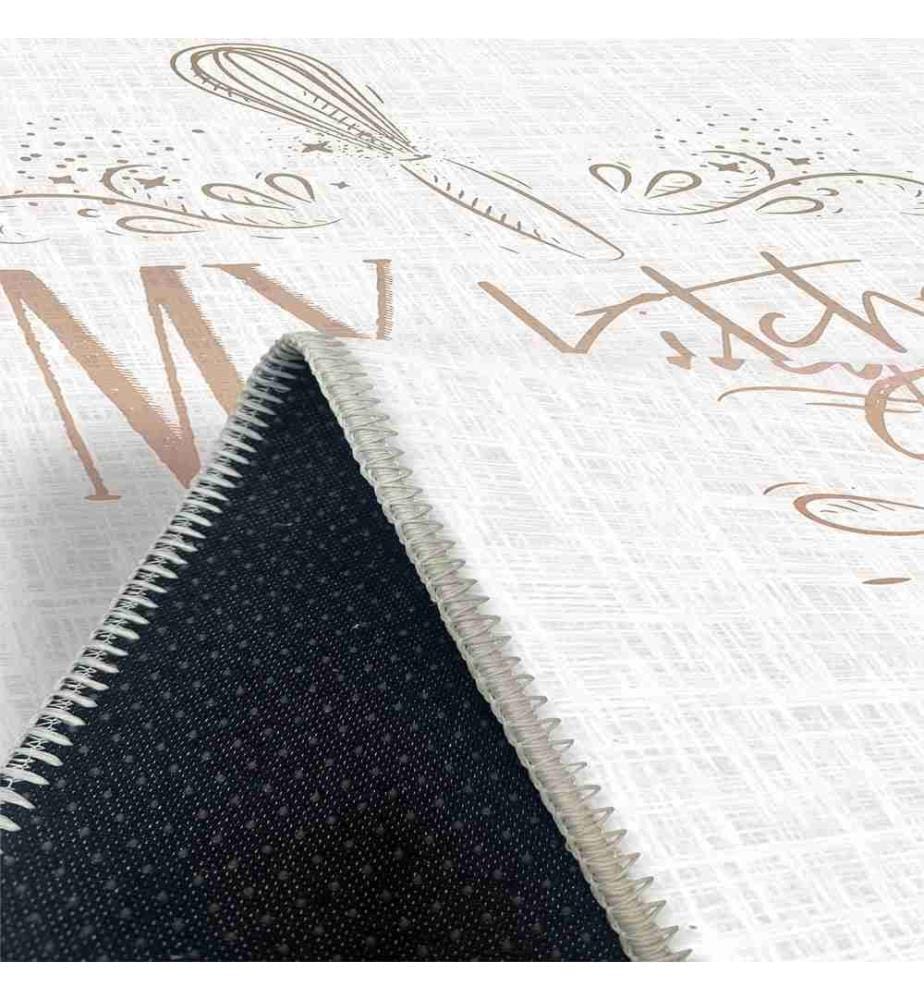 Carpet, Cream, 70% Cotton - 30% Chenille, 60 x 100 cm
