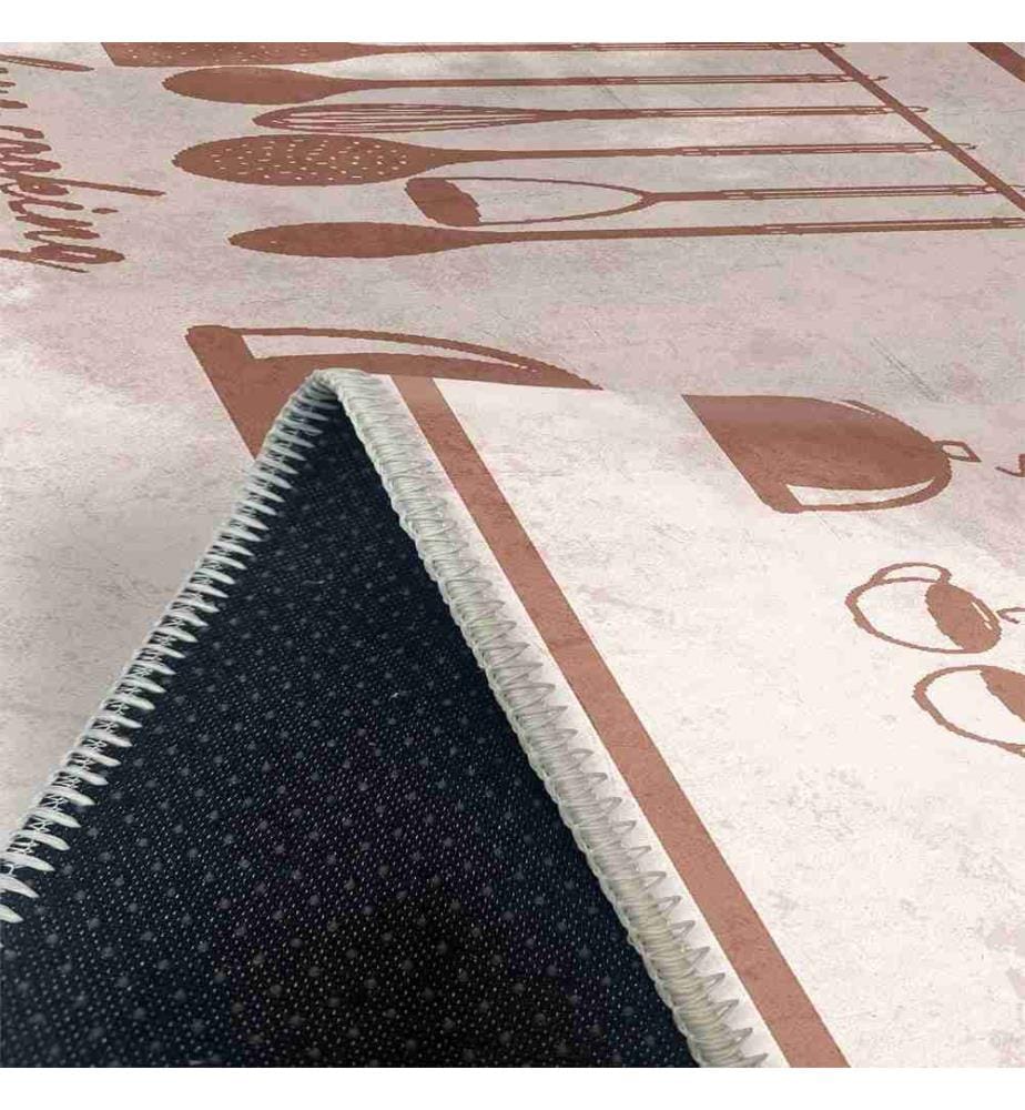 Carpet, Brown, 70% Cotton - 30% Chenille, 100 x 200 cm