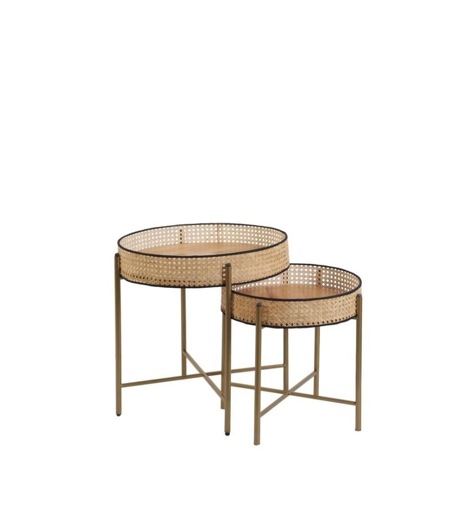 KALUNE DESIGN Nesting Table , 2 Pieces, Antiquat… DeinDeal