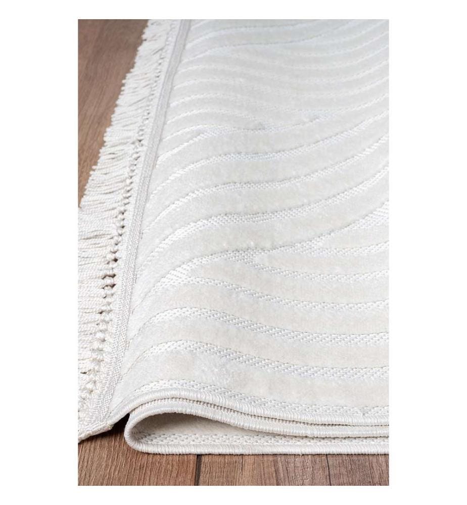 Flurteppich, Weiss, 100% Polypropylen, 200 x 500 cm