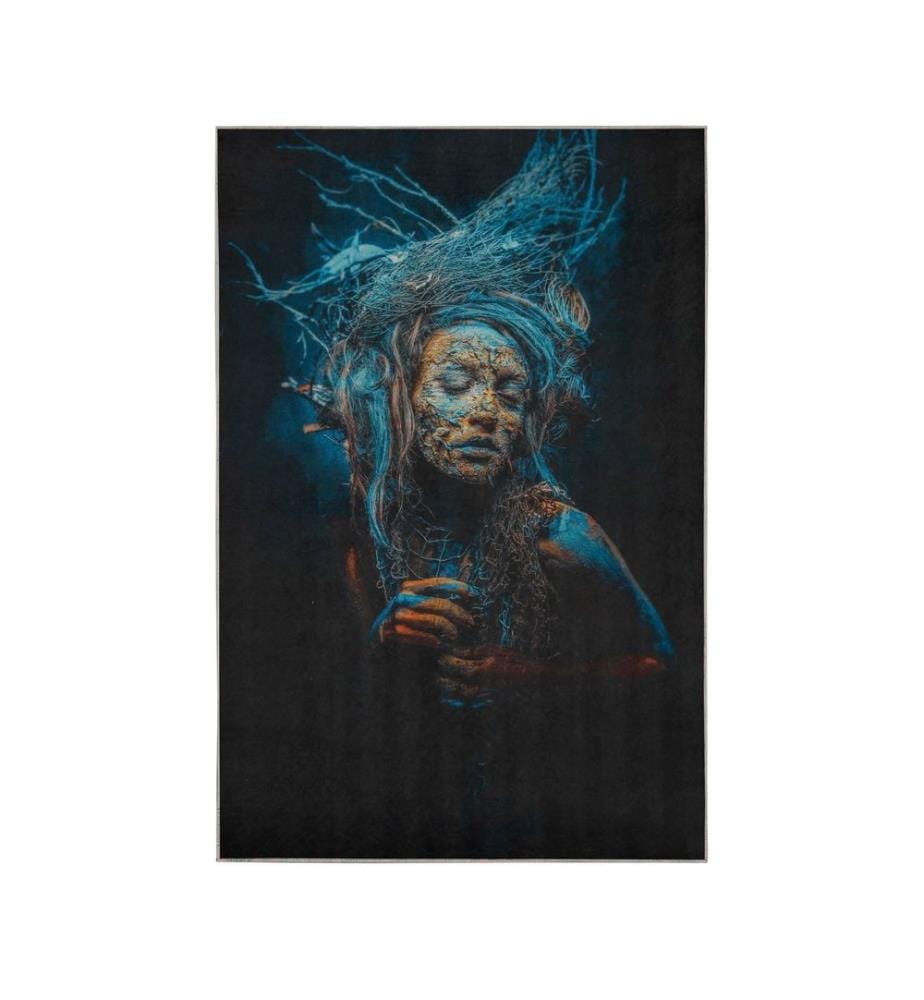 Carpet, Multicolor, 100% Polyester, 80 x 120 cm