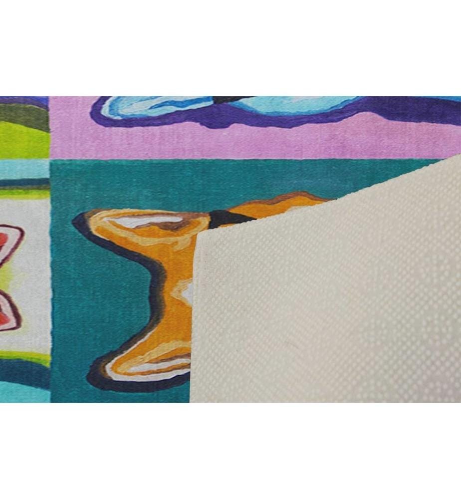 Hall Carpet, 80 x 200, , Multicolor, Polyester, 1 mm Pile Height