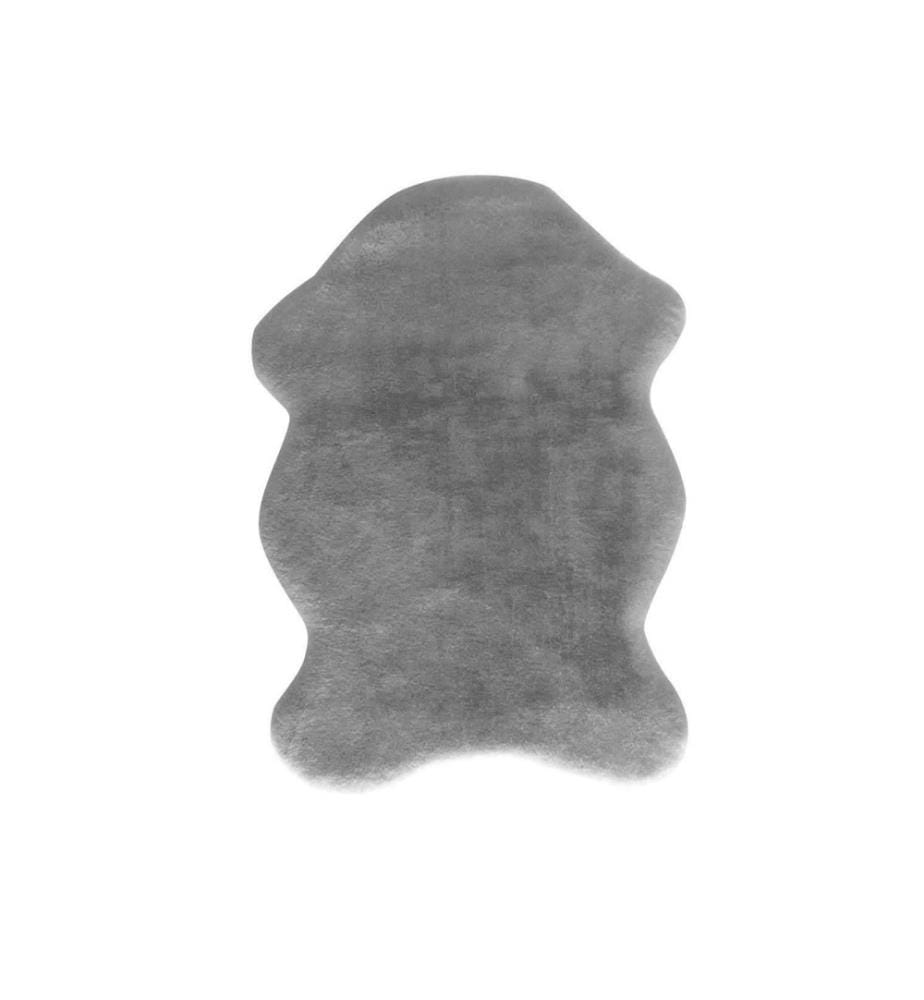 Carpet, Grey, 100% Polyester, 70 x 100 cm