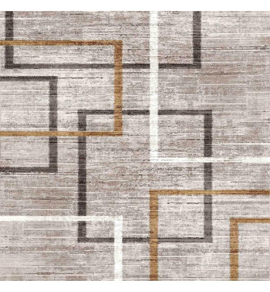 Carpet, Mink, Brown, 100% Polyester, 100 x 150 cm