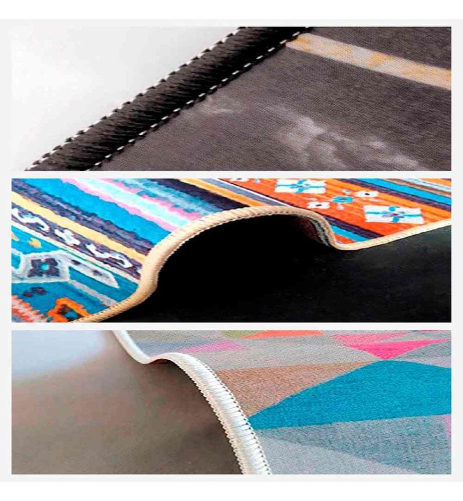 Carpet, Green, 100% Cotton, 90 x 180 cm