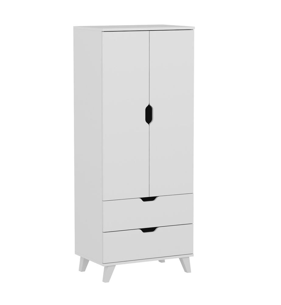 Schlafzimmermöbel-Set, Weiss, Melaminbeschichtete Spanplatte