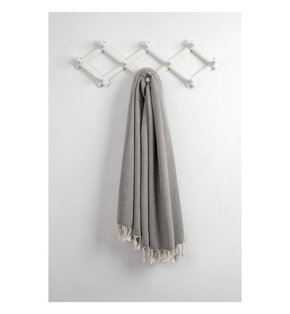 Fouta, Serviette de plage, , Gris, Coton