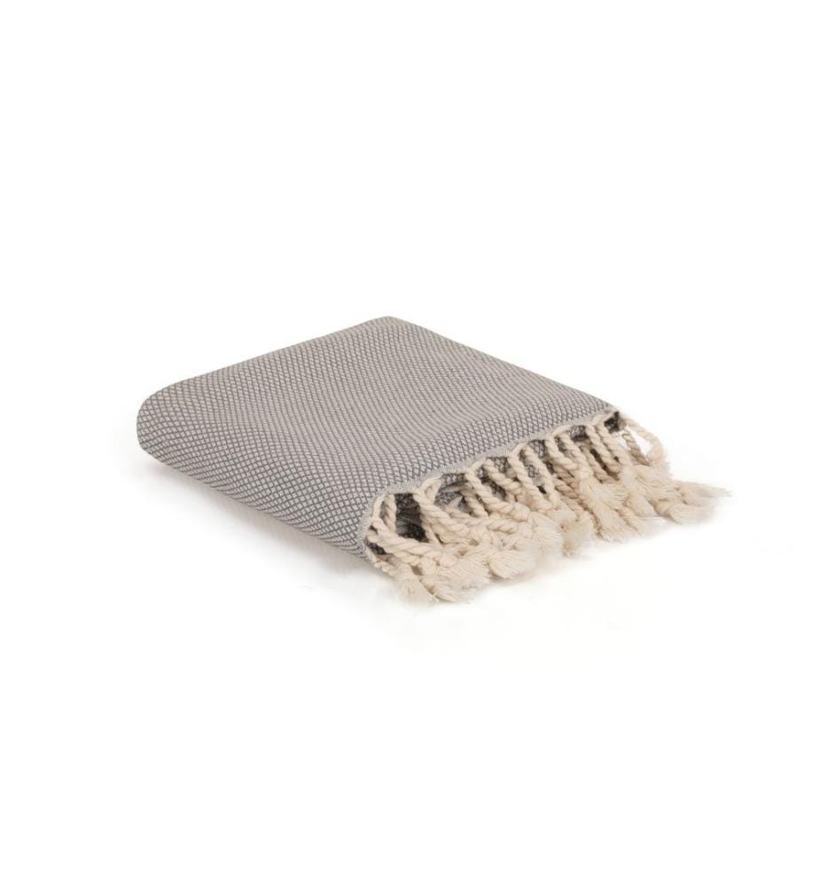 Fouta, Serviette de plage, , Gris, Coton