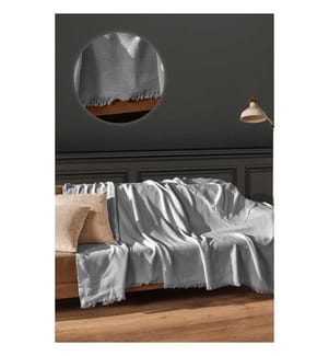 Housse de canapé, gris clair, coton recyclé