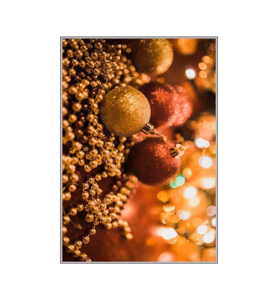 Teppich, Weiss, Orange, Gold, Braun, 100% Polyester, 100 x 150 cm