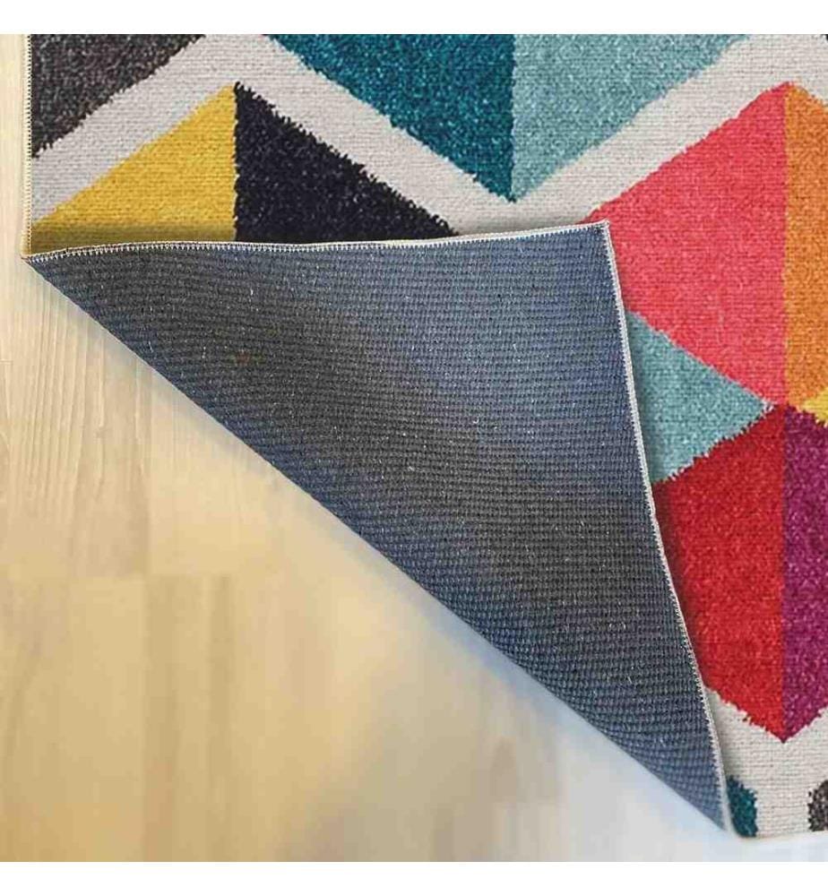 Tappeto, Multicolore, 70% Cotone - 30% Poliestere, 80 x 200 cm