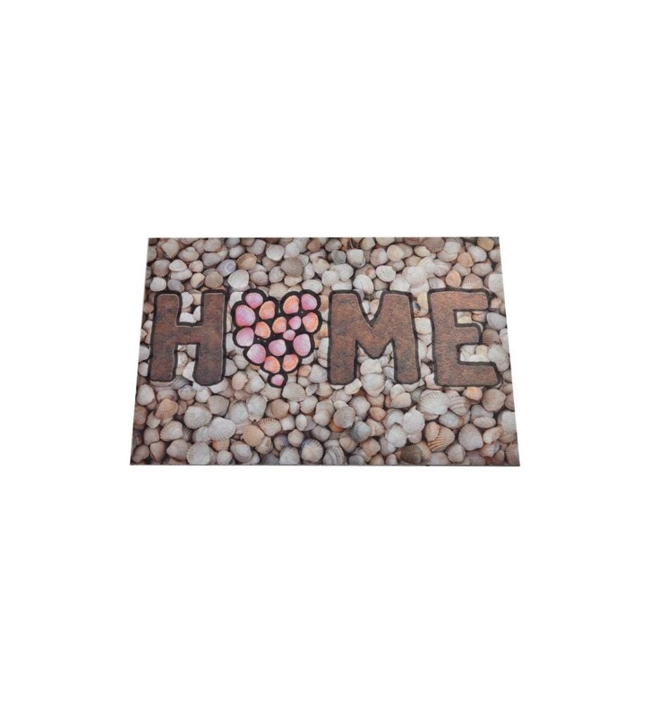 PVC-Fussmatte, Multicolor, PVC, rutschfeste Unterseite