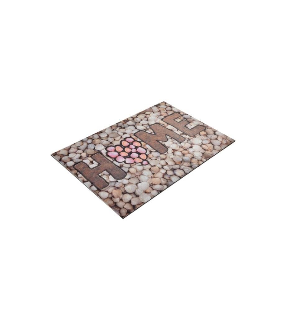 PVC-Fussmatte, Multicolor, PVC, rutschfeste Unterseite
