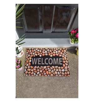 PVC-Fussmatte, Multicolor, PVC, rutschfeste Unterseite