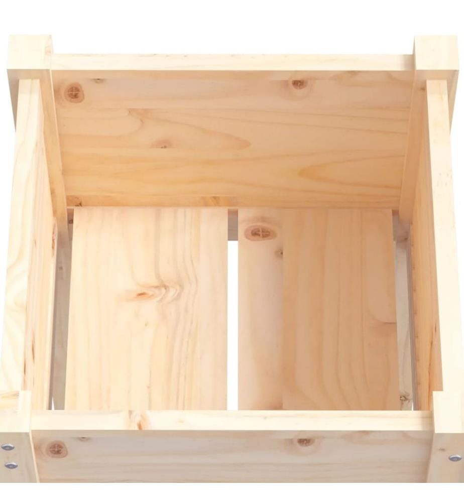 Jardinière d'extérieur 50x50x70 cm bois de pin massif