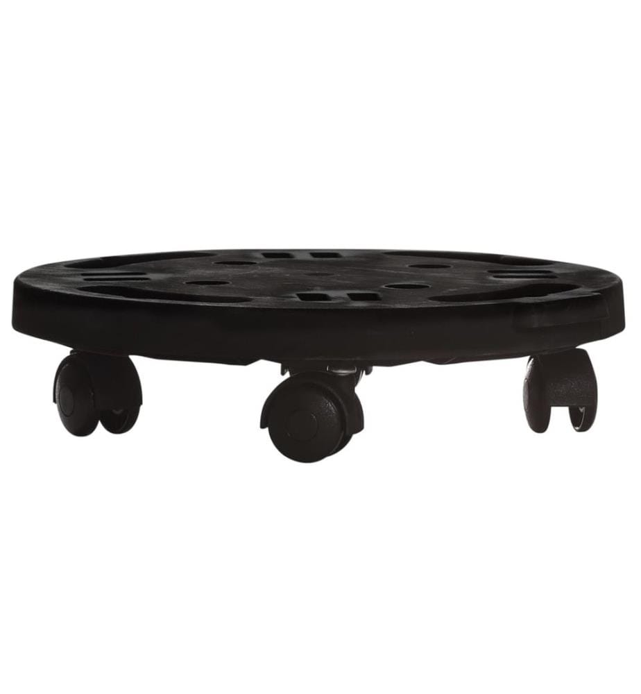 Pflanzenroller 30 cm Durchmesser Schwarz 170 kg