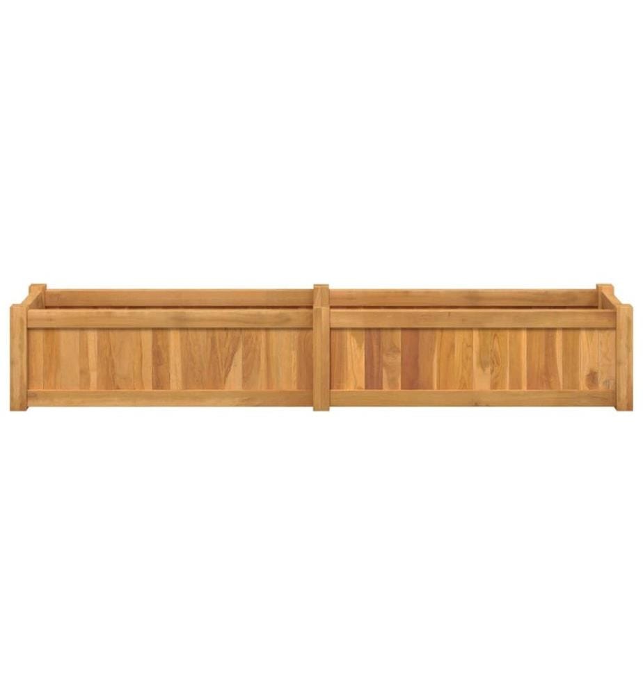 Lit surélevé 150x30x25 cm bois massif de teck