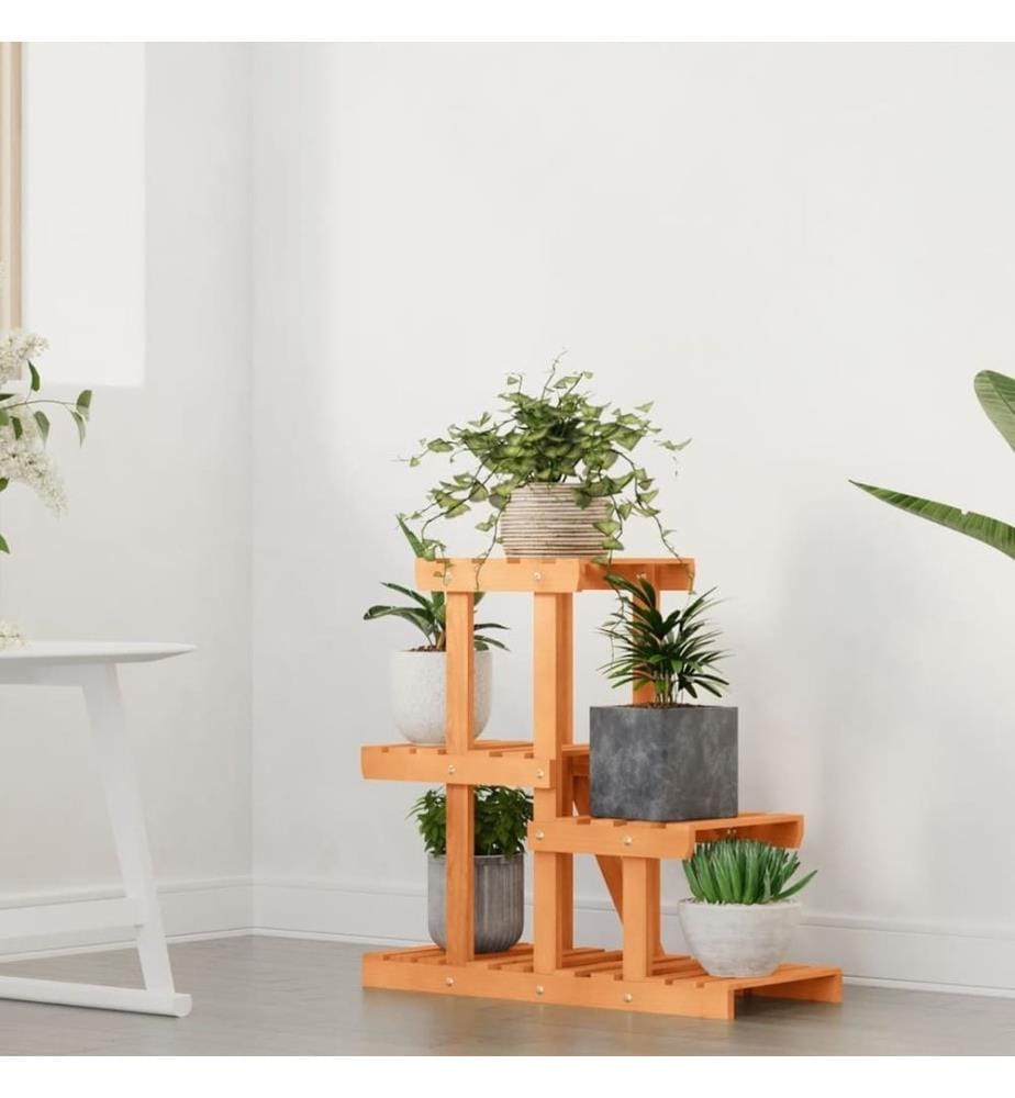 Support à fleurs 58x25x51 cm bois massif de sapin