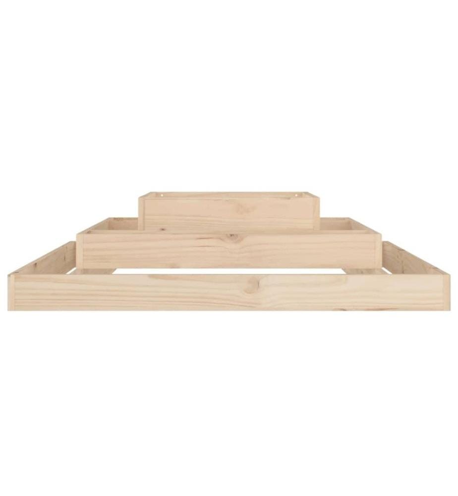 Jardinière 110x110x27 cm Bois massif de pin