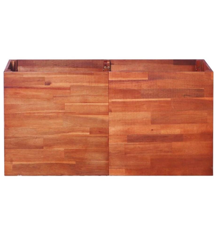 Lit surélevé de jardin Bois d'acacia 100x50x50 cm
