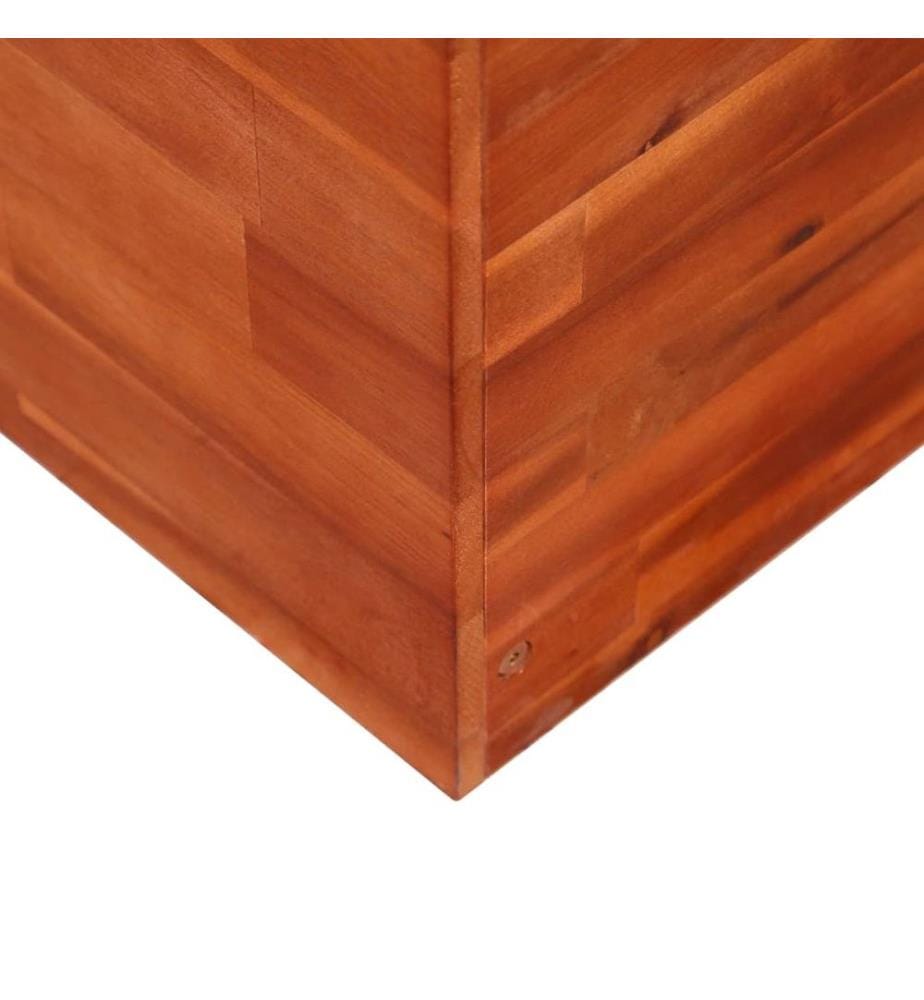 Lit surélevé de jardin Bois d'acacia 100x50x50 cm