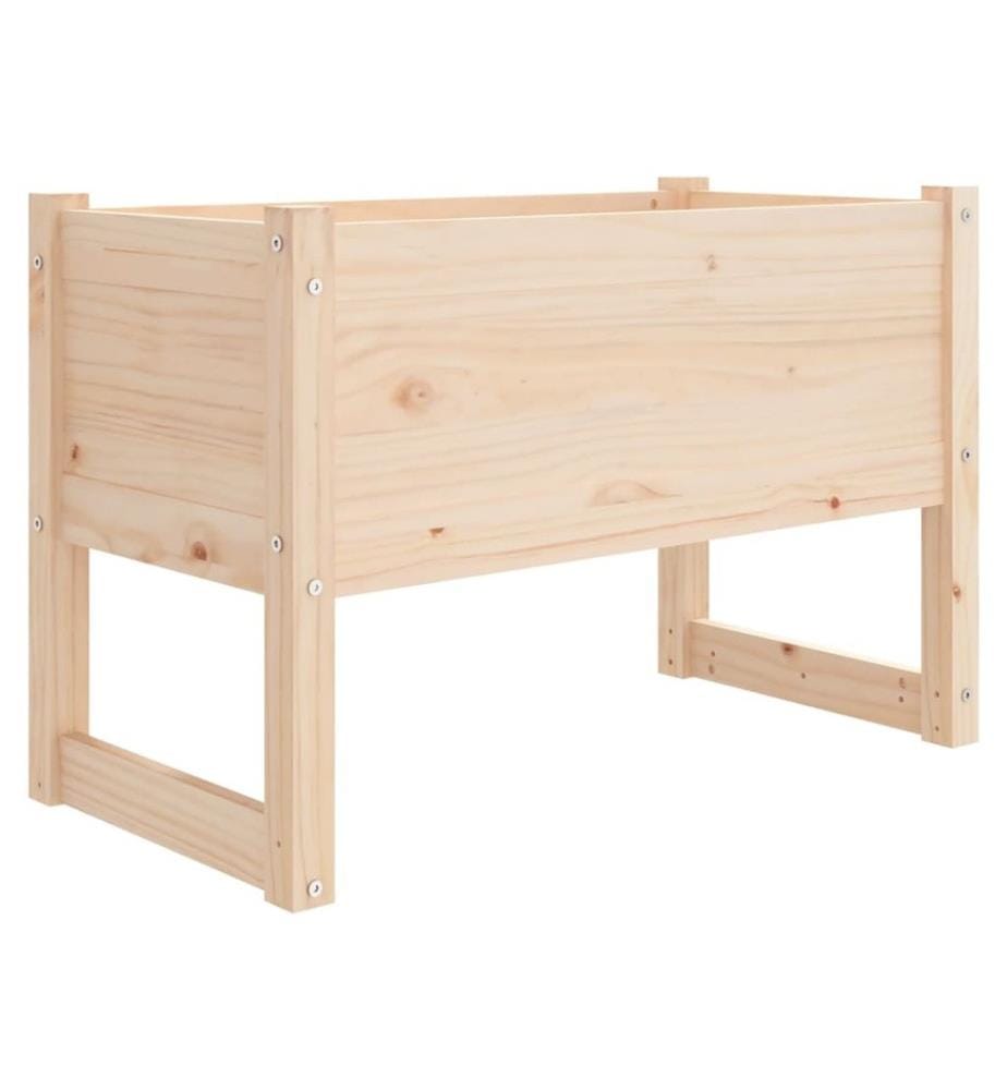 Jardinière 78x40x52 cm Bois massif de pin