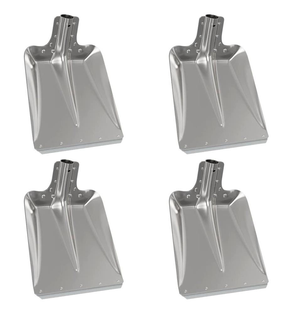 Schaufelkopf 4 pcs Silber 43 x 32,5 cm Aluminium