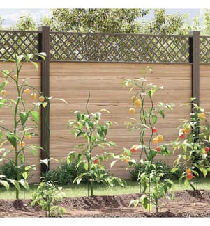 Soutien de plante 5 pcs Vert 110 x 0.6 x 0.6 cm Acier