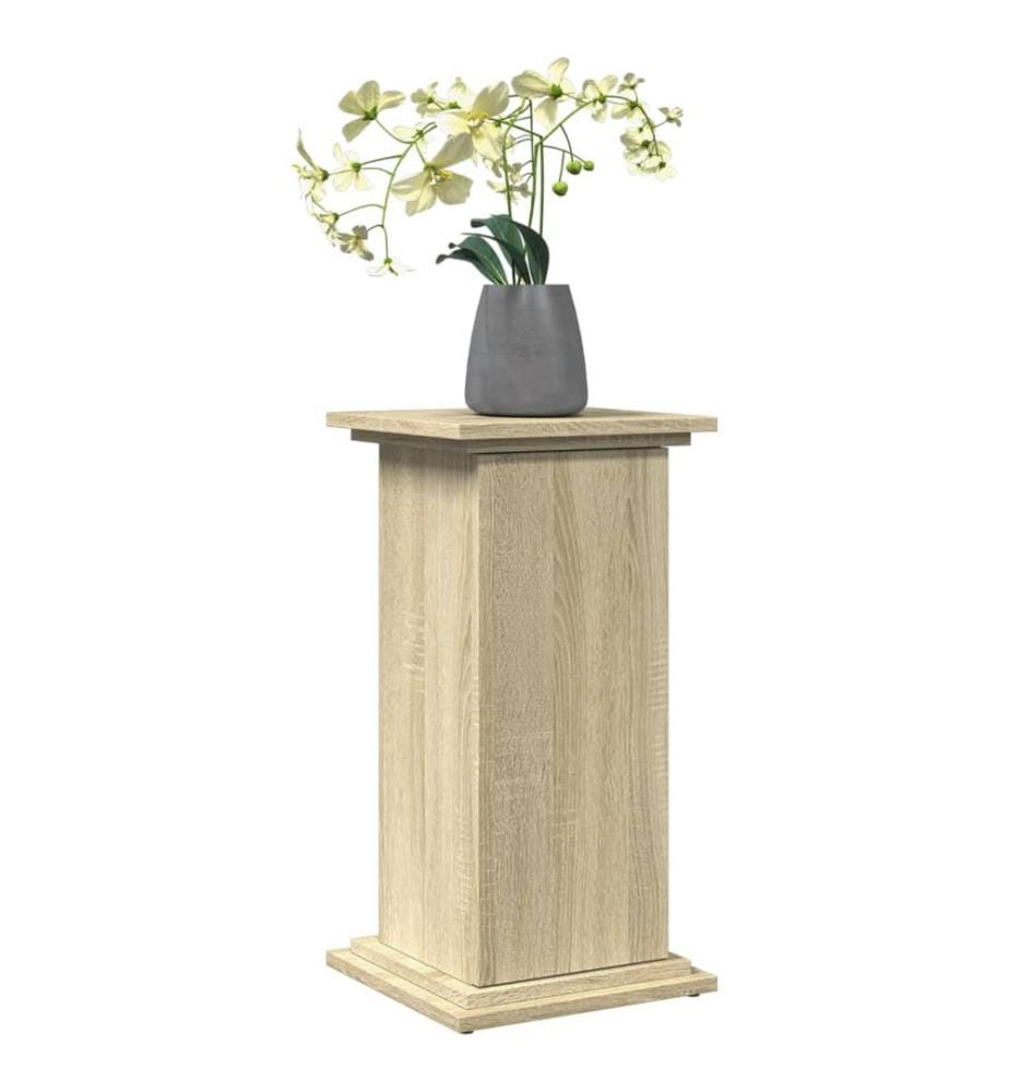 Postament mit Stauraum Sonoma-Eiche 31x30x60 cm Holzwerkstoff