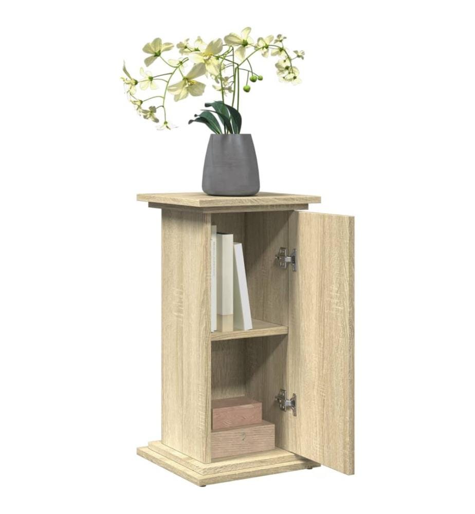 Postament mit Stauraum Sonoma-Eiche 31x30x60 cm Holzwerkstoff