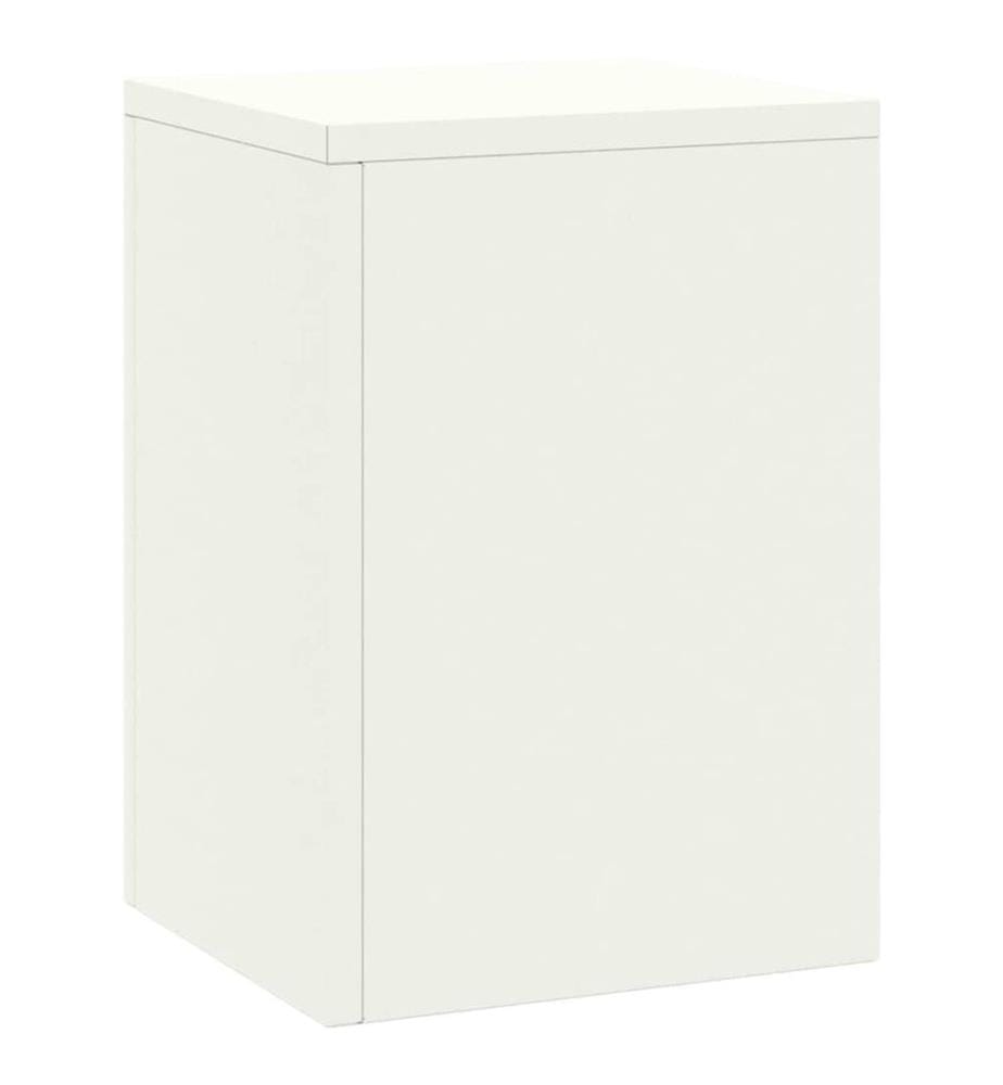 Support de Plante 2 pcs Blanc 24 x 24 x 35 cm Acier