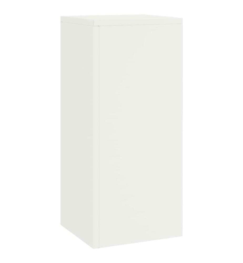 Support de Plante 2 pcs Blanc 24 x 24 x 55 cm Acier