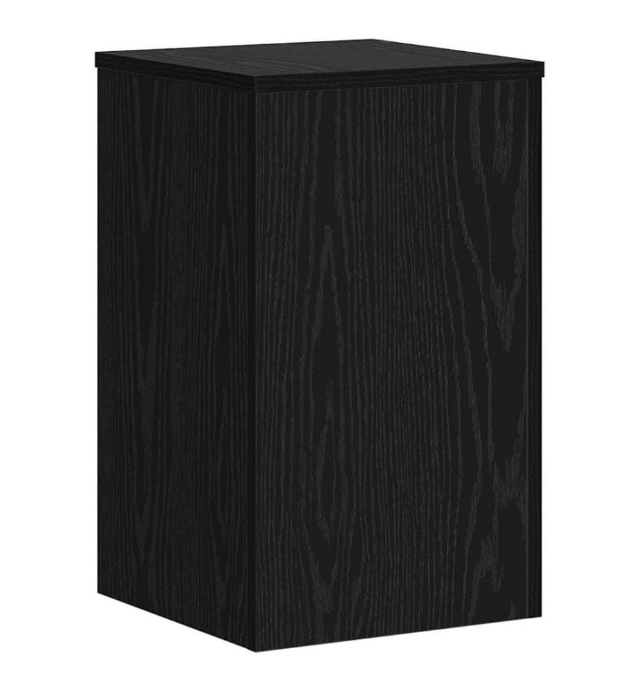 Pflanzenständer 2 pcs Schwarz Eichen-Optik 30 x 30 x 50 cm