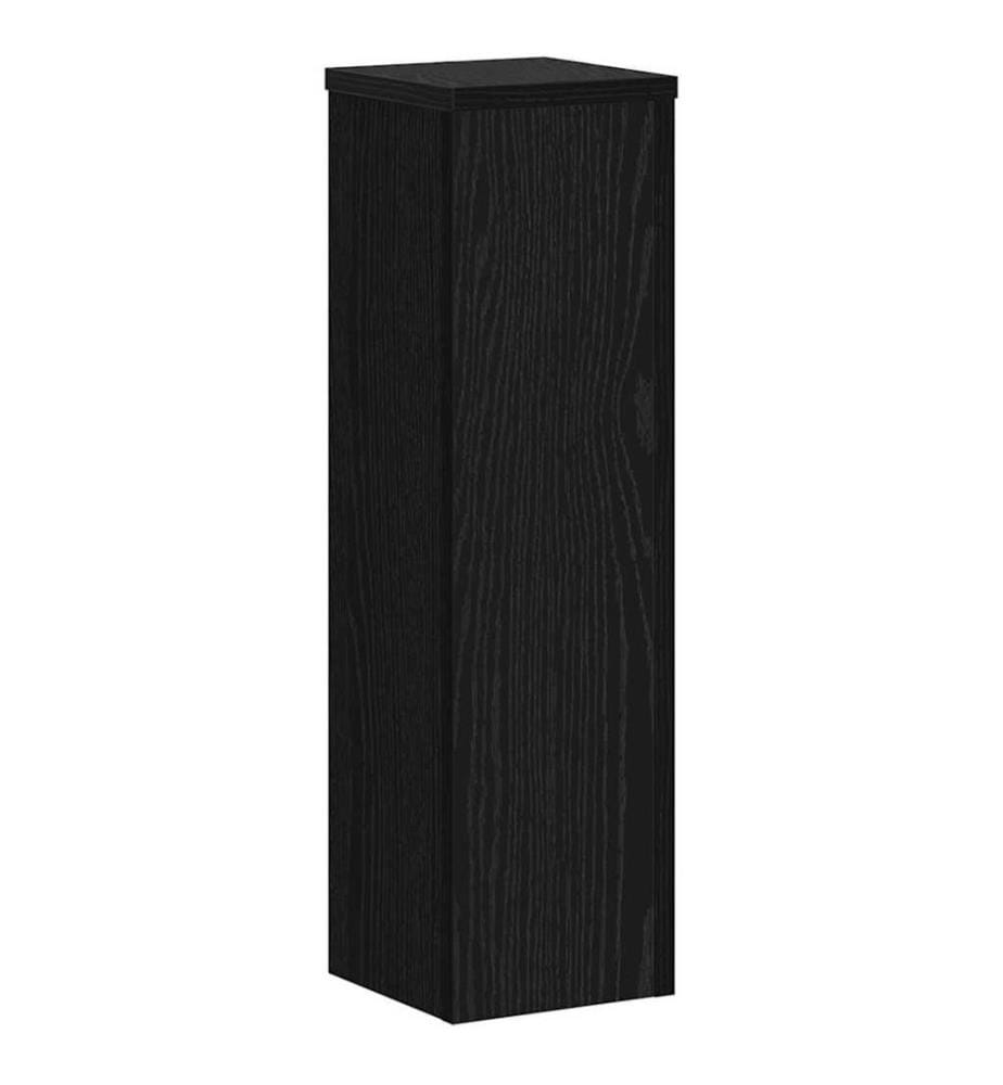 Pflanzenständer 2 pcs Schwarz Eichen-Optik 17 x 17 x 60 cm