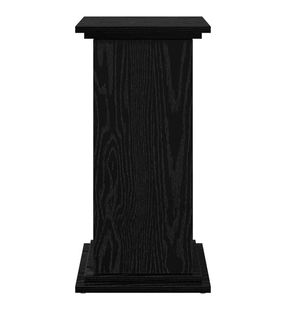 Displaysständer mit Regal Schwarz Eichen-Optik 31 x 30 x 60 cm