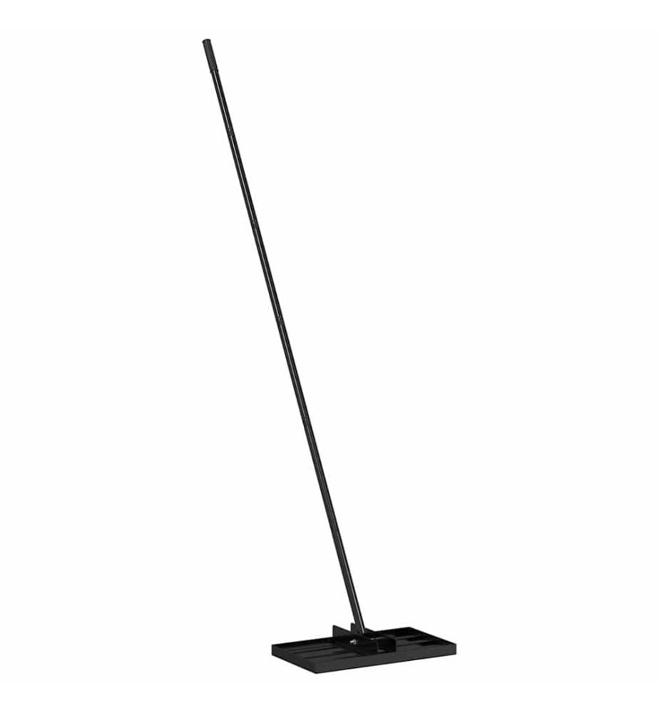 Gartenrechen Schwarz 45 x 25 x 200 cm Pulverbeschichteter Stahl