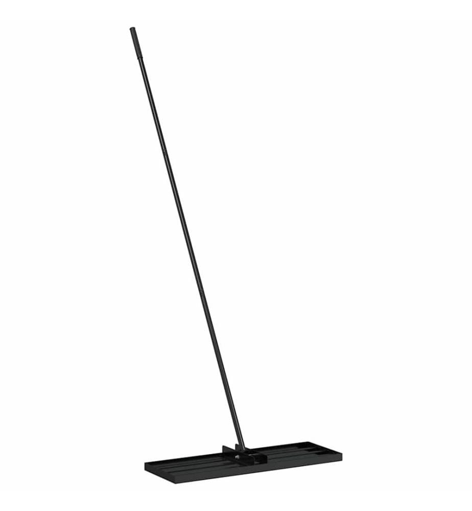 Gartenrechen Schwarz 75 x 25 x 200 cm Pulverbeschichteter Stahl