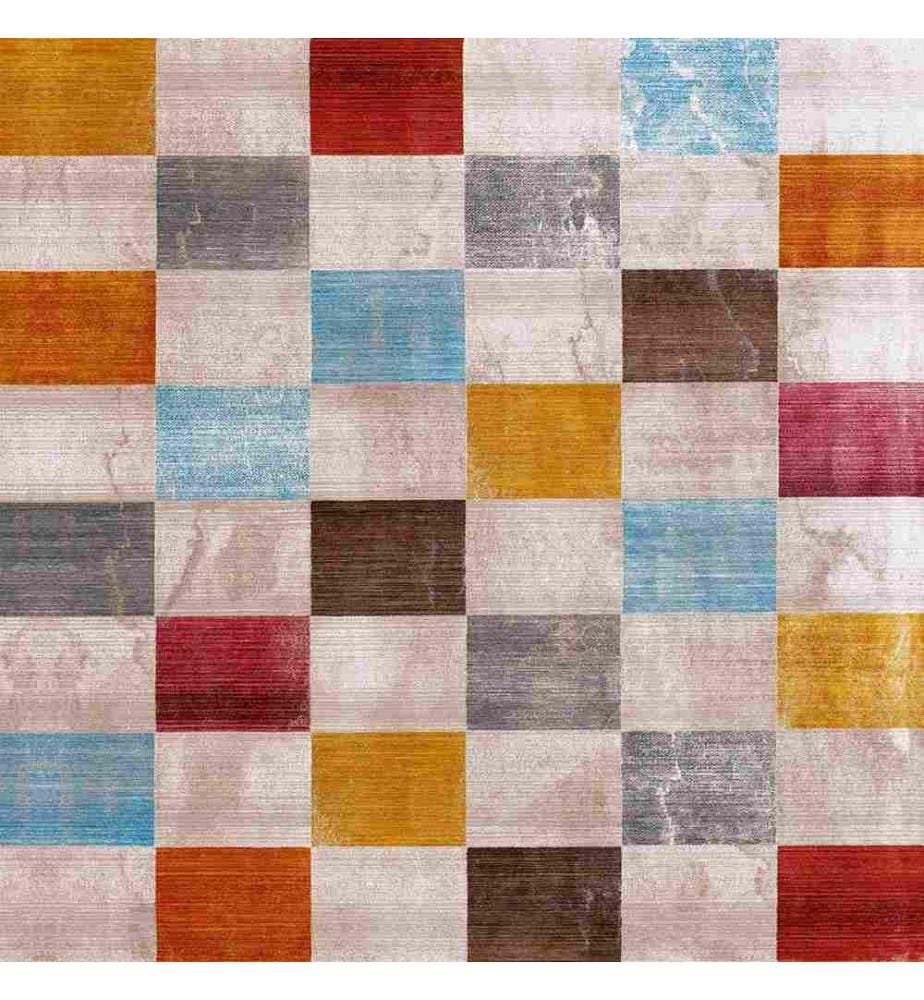 Teppich, Mehrfarbig, 100% Polyester, 120 x 180 cm