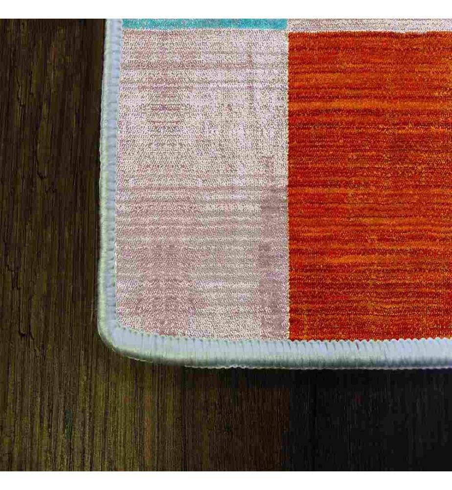 Teppich, Mehrfarbig, 100% Polyester, 120 x 180 cm