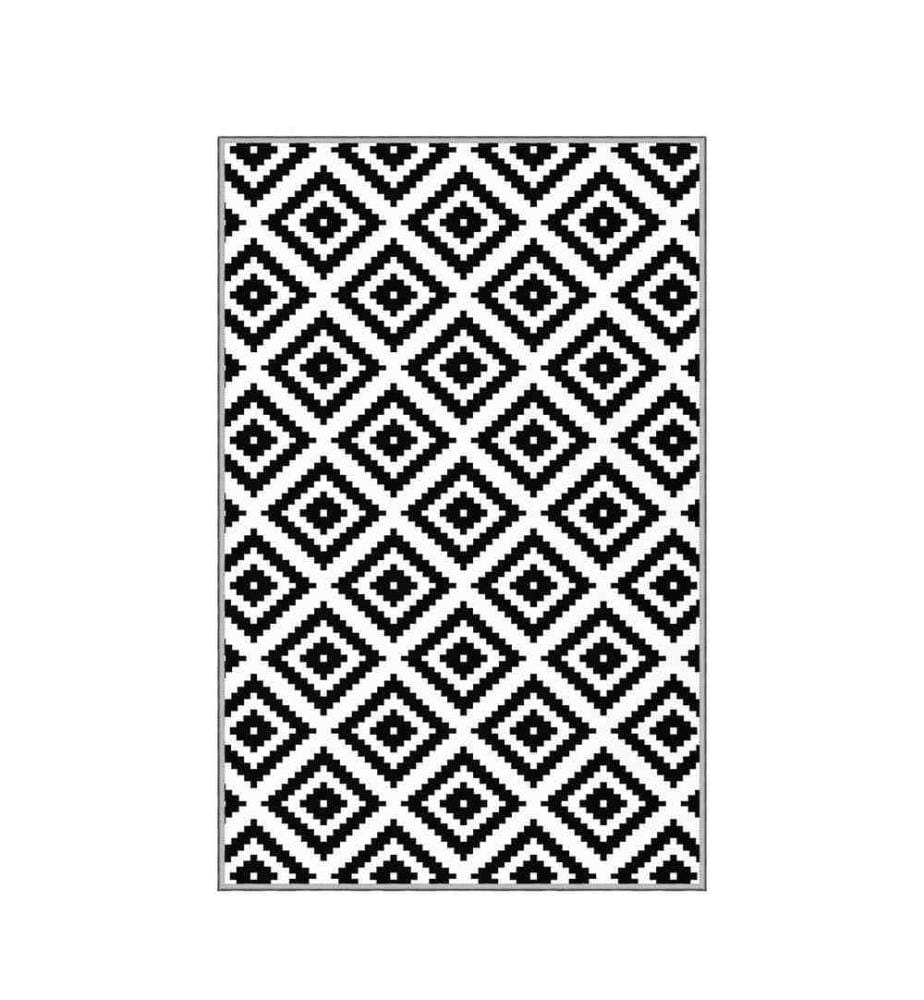 Teppich, Mehrfarbig, 100% Polyester, 120 x 180 cm