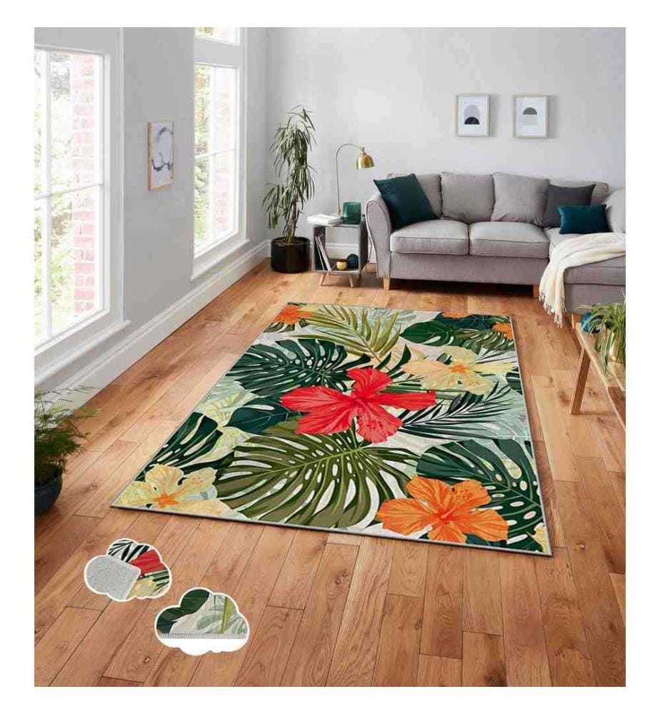 Carpet, Multicolor, 100% Polyester, 80 x 140 cm