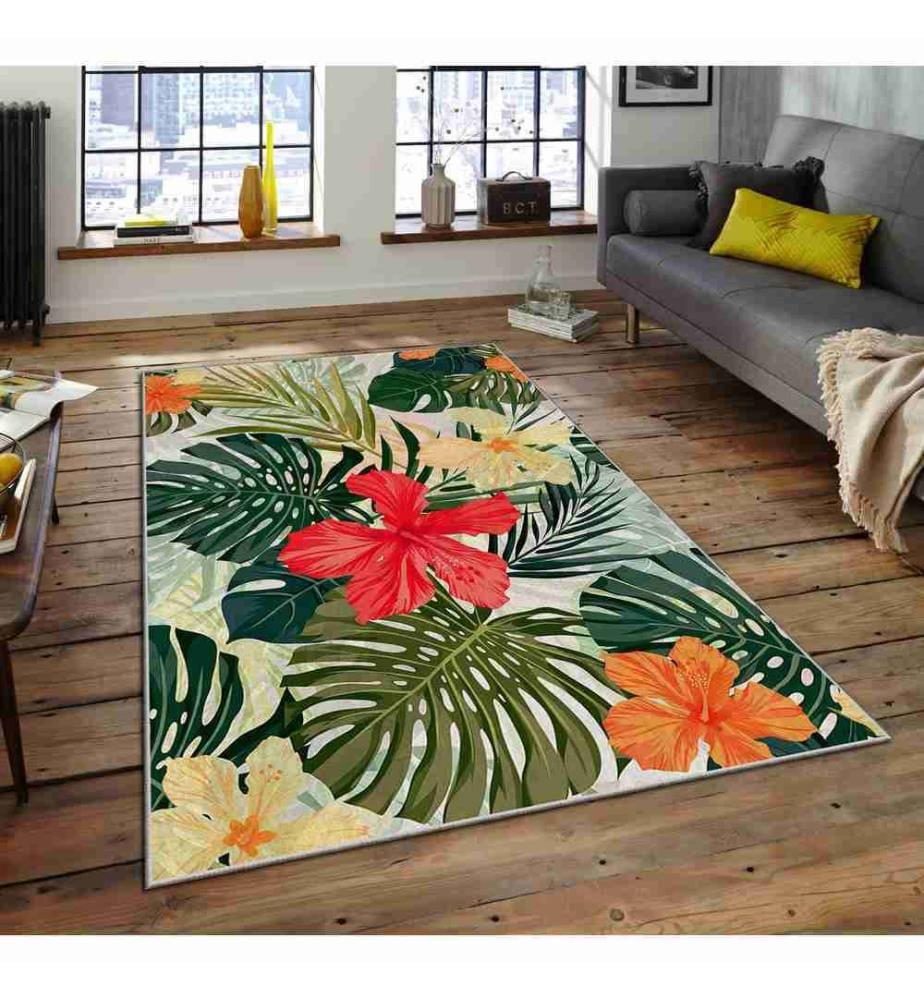 Carpet, Multicolor, 100% Polyester, 80 x 140 cm