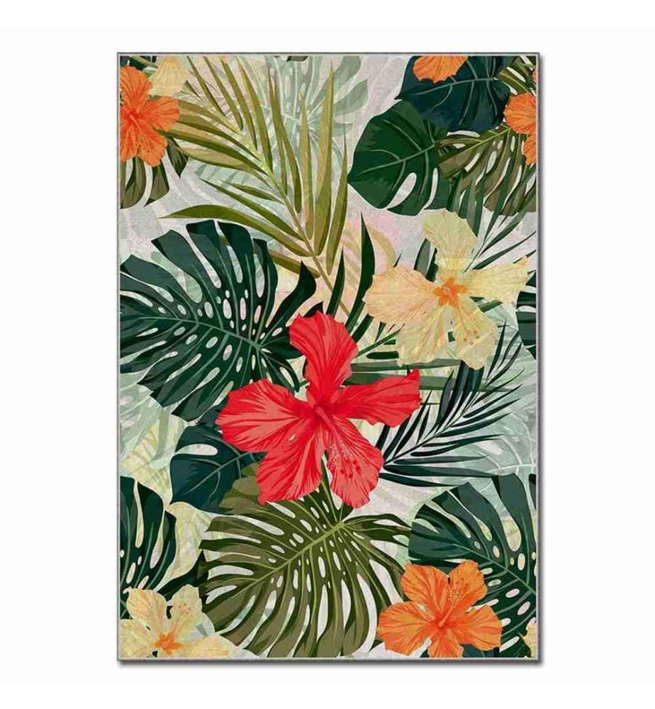 Carpet, Multicolor, 100% Polyester, 80 x 140 cm