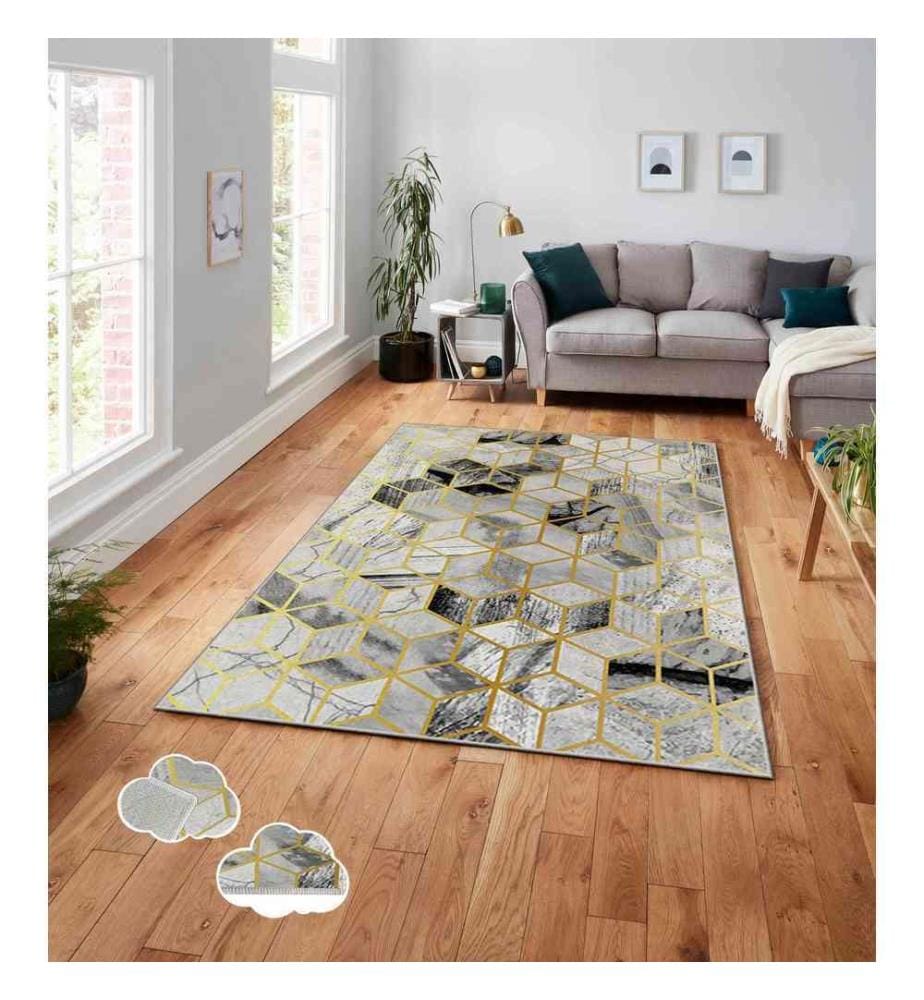 Carpet, Multicolor, 100% Polyester, 80 x 140 cm