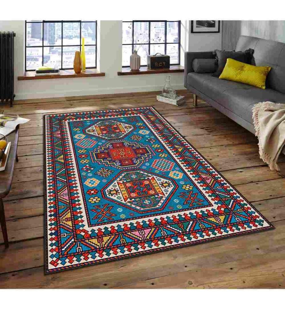 Carpet, Multicolor, 100% Polyester, 140 x 220 cm