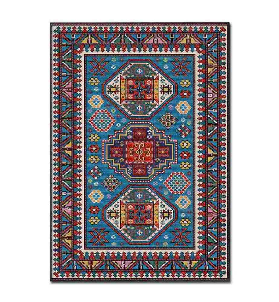 Carpet, Multicolor, 100% Polyester, 140 x 220 cm